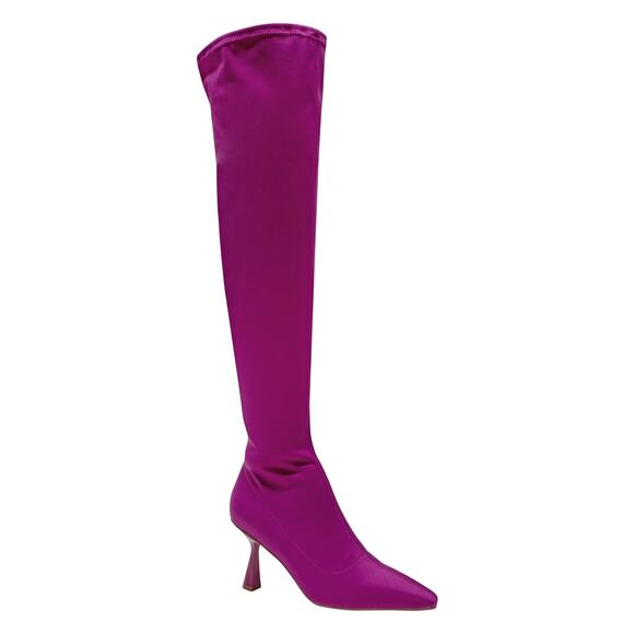 SMASH SHOES Women's WIDE CALF + WIDE WIDTH Over The Knee Boots | Size 12W | NIB - Picture 1 of 6